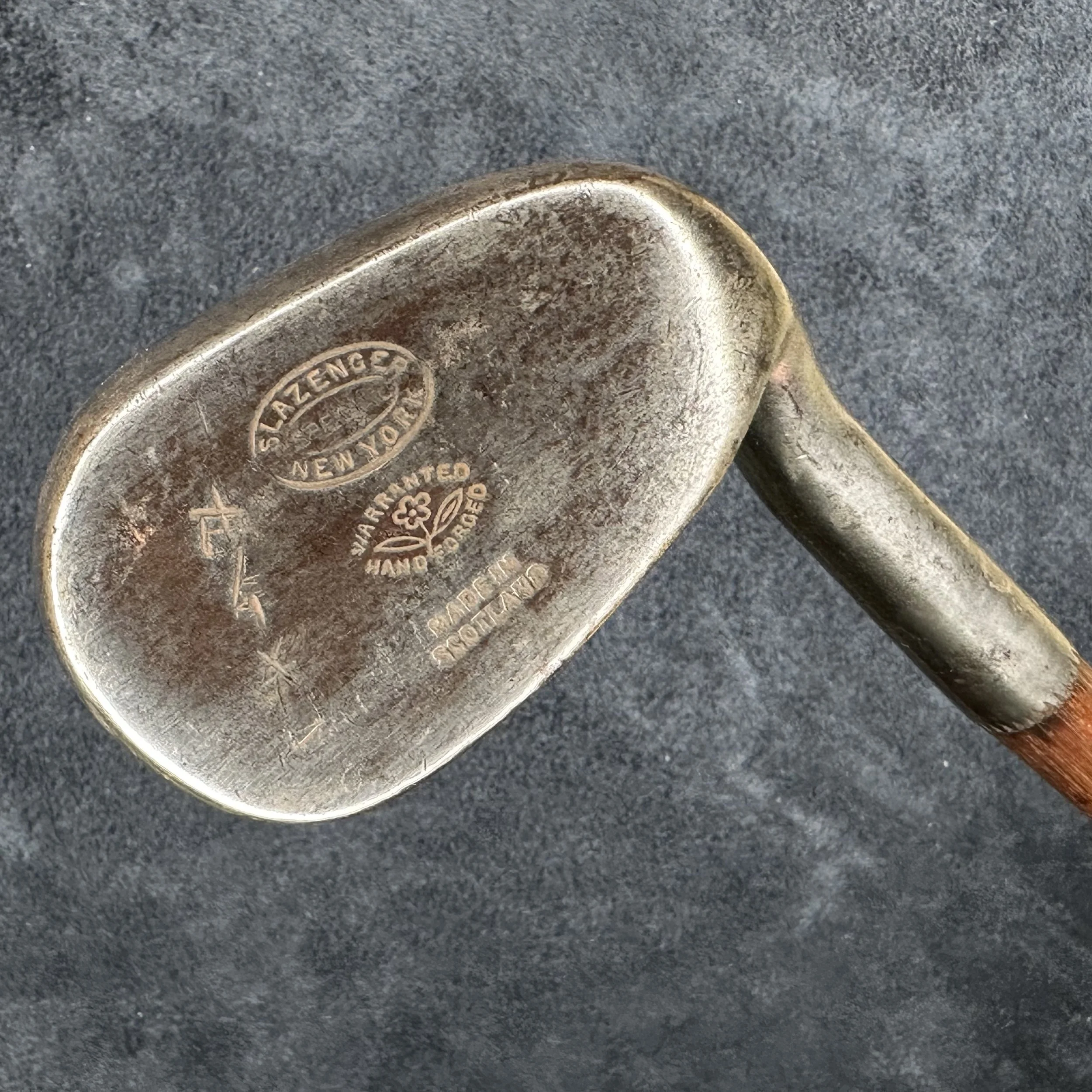 Circa 1905 Slazenger Smooth Face Niblick — The Hickory Hacker